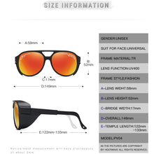 Carica l&#39;immagine nel visualizzatore di Gallery, 2023 Pit Viper Men Occhiali da sole polarizzati Brand Design Stile punk Occhiali da sole da guida per occhiali UV400 femminili con scatola gratuita 