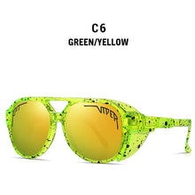 Carica l&#39;immagine nel visualizzatore di Gallery, 2023 Pit Viper Men Occhiali da sole polarizzati Brand Design Stile punk Occhiali da sole da guida per occhiali UV400 femminili con scatola gratuita 