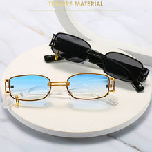 Load image into Gallery viewer, 2023 Popular Punk Sun Glasses Small Rectangle Women Sunglasses Brand Designer Vintage Men Sun Glasses Shades UV400