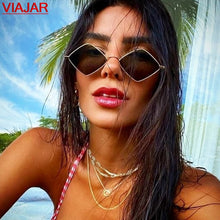 Load image into Gallery viewer, 2023 Punk Sunglasses Women Brand Designer Small Square Steampunk Sun Glases Men&#39;s Metal Frame Driving Eyewear Oculos