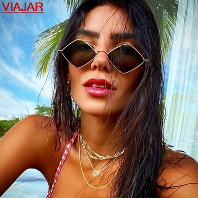 2023 Punk Sunglasses Women Brand Designer Small Square Steampunk Sun Glases Men's Metal Frame Driving Eyewear Oculos