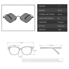 Load image into Gallery viewer, 2023 Punk Sunglasses Women Brand Designer Small Square Steampunk Sun Glases Men&#39;s Metal Frame Driving Eyewear Oculos
