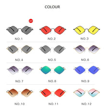 Load image into Gallery viewer, 2023 Punk Sunglasses Women Brand Designer Small Square Steampunk Sun Glases Men&#39;s Metal Frame Driving Eyewear Oculos