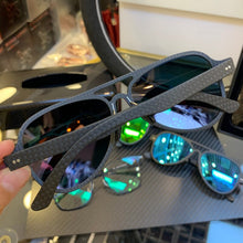 Carica l&#39;immagine nel visualizzatore di Gallery, 2023 Real Carbon Fiber Men&#39;s Sunglasses Big Frame Women Glasses  Design Polarized Sunglasses
