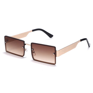 2023 Rectangle Sun Glasses  Brand Travel Small Square Sunglasses Men Women Vintage Retro Oculos Lunette De Soleil Femme