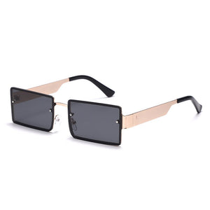 2023 Rectangle Sun Glasses  Brand Travel Small Square Sunglasses Men Women Vintage Retro Oculos Lunette De Soleil Femme