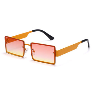 2023 Rectangle Sun Glasses  Brand Travel Small Square Sunglasses Men Women Vintage Retro Oculos Lunette De Soleil Femme