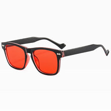 Load image into Gallery viewer, 2022 Rectangle Sunglasses Men  Vintage Square Sun Glasses Women Trendy Red  Yellow Lens Cool UV400 Shades Ocean Sunglass