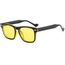 Load image into Gallery viewer, 2022 Rectangle Sunglasses Men  Vintage Square Sun Glasses Women Trendy Red  Yellow Lens Cool UV400 Shades Ocean Sunglass