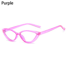 Carica l&#39;immagine nel visualizzatore di Gallery, 2023 Retro Black Cat Eye Sexy Sunglasses Small Frame Narrow Side Summer Ladies Shades Trending Streetwear Eyewear UV400