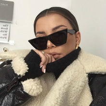 Load image into Gallery viewer, 2023 Retro Cat eye Sunglasses Women Brand Design Vintage Lady Sunglass Black okulary Sun glasses UV400 lunette soleil femme