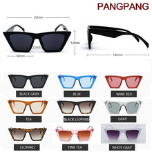 Load image into Gallery viewer, 2023 Retro Cat eye Sunglasses Women Brand Design Vintage Lady Sunglass Black okulary Sun glasses UV400 lunette soleil femme