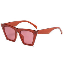 Load image into Gallery viewer, 2023 Retro Cat eye Sunglasses Women Brand Design Vintage Lady Sunglass Black okulary Sun glasses UV400 lunette soleil femme