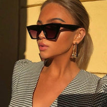 Load image into Gallery viewer, 2023 Retro Cat eye Sunglasses Women Brand Design Vintage Lady Sunglass Black okulary Sun glasses UV400 lunette soleil femme