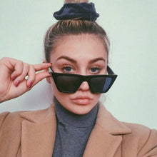 Load image into Gallery viewer, 2023 Retro Cat eye Sunglasses Women Brand Design Vintage Lady Sunglass Black okulary Sun glasses UV400 lunette soleil femme