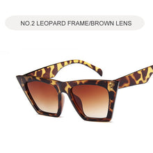 Load image into Gallery viewer, 2023 Retro Cat eye Sunglasses Women Brand Design Vintage Lady Sunglasses Black Okulary Sun glasses lunette De Sol Feminino UV400