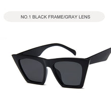 Load image into Gallery viewer, 2023 Retro Cat eye Sunglasses Women Brand Design Vintage Lady Sunglasses Black Okulary Sun glasses lunette De Sol Feminino UV400