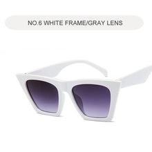 Load image into Gallery viewer, 2023 Retro Cat eye Sunglasses Women Brand Design Vintage Lady Sunglasses Black Okulary Sun glasses lunette De Sol Feminino UV400