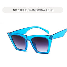 Load image into Gallery viewer, 2023 Retro Cat eye Sunglasses Women Brand Design Vintage Lady Sunglasses Black Okulary Sun glasses lunette De Sol Feminino UV400
