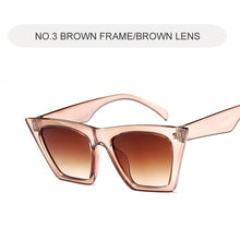 Load image into Gallery viewer, 2023 Retro Cat eye Sunglasses Women Brand Design Vintage Lady Sunglasses Black Okulary Sun glasses lunette De Sol Feminino UV400
