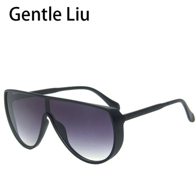 2023 Retro For Men's Sunglasses Ladies One-piece Oversized Vintage  Brand Designer Sun Eyeglasses Women Anti-UV400