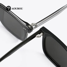 Load image into Gallery viewer, 2023 Retro G M Same Paragraph Sunglasses Nylon Lens Big Frame TR90 Square  Modern Decorative Glasses  AB563