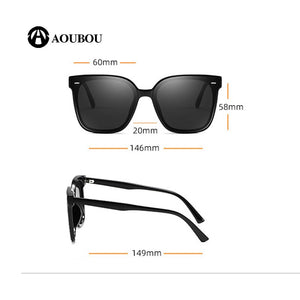 2023 Retro G M Same Paragraph Sunglasses Nylon Lens Big Frame TR90 Square  Modern Decorative Glasses  AB563