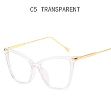 Load image into Gallery viewer, 2022 Retro  Women Eyeglasses Frames Classic Brand Designer  Metal Frame Women Cat Eye Glasses Trendy Lunettes Vintage