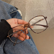 Carica l&#39;immagine nel visualizzatore di Gallery, 2023 Retro Oversized Square Frames Computer Spectacles Reading Glasses Frame Women Men Transparent Lens Optical Eyeglasses