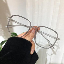 Carica l&#39;immagine nel visualizzatore di Gallery, 2023 Retro Oversized Square Frames Computer Spectacles Reading Glasses Frame Women Men Transparent Lens Optical Eyeglasses