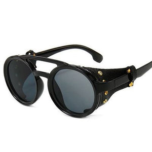 2023 Retro Round Frame Punk Men and Women Sunglasses Goggles Street S Reunion Party Eyeglass