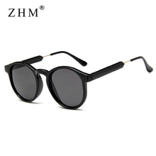 Load image into Gallery viewer, 2022 Retro Round Sunglasses Women Men Brand Design Transparent Female Sun Glasses Men Oculos De Sol Feminino Lunette Soleil