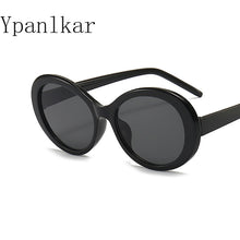 Load image into Gallery viewer, 2023 Retro Small Oval Sunglasses Women Jelly Orange Green Eyewear Shades UV400 Men Gray Pink Gradient Sun Glasses