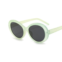 Load image into Gallery viewer, 2023 Retro Small Oval Sunglasses Women Jelly Orange Green Eyewear Shades UV400 Men Gray Pink Gradient Sun Glasses