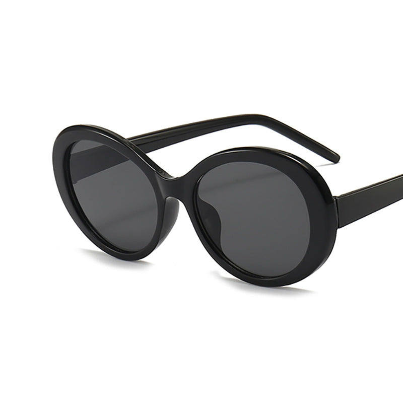 2023 Retro Small Oval Sunglasses Women Jelly Orange Green Eyewear Shades UV400 Men Gray Pink Gradient Sun Glasses