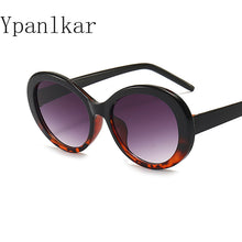 Load image into Gallery viewer, 2023 Retro Small Oval Sunglasses Women Jelly Orange Green Eyewear Shades UV400 Men Gray Pink Gradient Sun Glasses