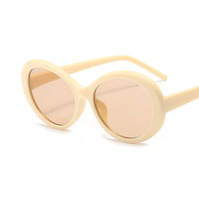 Load image into Gallery viewer, 2023 Retro Small Oval Sunglasses Women Jelly Orange Green Eyewear Shades UV400 Men Gray Pink Gradient Sun Glasses
