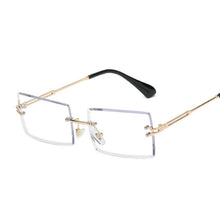 Load image into Gallery viewer, 2023 Retro Sunglasses Men Women Brand Designer Rimless Gradient Sun Glasses Male Female Shades Cutting Lens Ladies