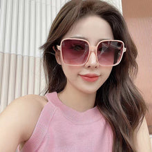 Load image into Gallery viewer, 2023 Rice Nail Square Sunglasses Long and Round Face Ladies Eyewear Wild Frame Sunglasses UV400 Gradient Color Glasses