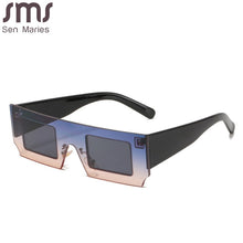 Load image into Gallery viewer, 2023 Rimless Sunglasses Women Men Rectangle Frame One-Piece Sunglasses Gradient  Brand Designer Eyeglasses