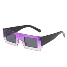 Load image into Gallery viewer, 2023 Rimless Sunglasses Women Men Rectangle Frame One-Piece Sunglasses Gradient  Brand Designer Eyeglasses