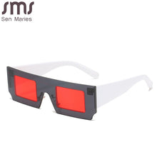 Load image into Gallery viewer, 2023 Rimless Sunglasses Women Men Rectangle Frame One-Piece Sunglasses Gradient  Brand Designer Eyeglasses