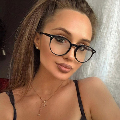 2023 Round Anti Blue Glasses Frame Men Radiation Computer Glasses Anti Blue Light Blocking Clear Eye Glasses Frame For Women