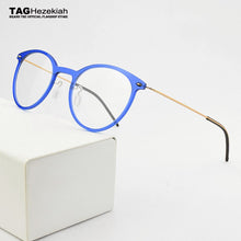 Load image into Gallery viewer, 2023 Round Brand optical glasses frame women myopia prescription computer eye glasses frames for men eyeglasses spectacle 6537
