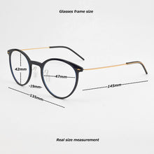 Load image into Gallery viewer, 2023 Round Brand optical glasses frame women myopia prescription computer eye glasses frames for men eyeglasses spectacle 6537