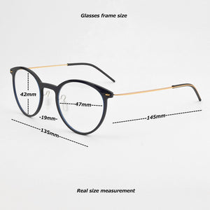 2023 Round Brand optical glasses frame women myopia prescription computer eye glasses frames for men eyeglasses spectacle 6537