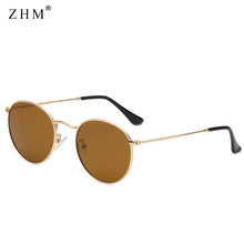 Load image into Gallery viewer, 2023 Round Polarized Sunglasses Women Men Classic Small Metal Sun Glasses Male Vintage Anti-glare Driving Eyeglasses UV400