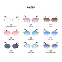 Load image into Gallery viewer, 2023 Round Vintage Sunglasses Men Brand Designer Rimless Sun Glasses Shades Cutting Lens  Frameless Eyeglasses UV400