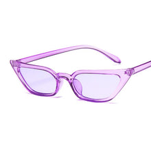 Carica l'immagine nel visualizzatore di Gallery, 2022 Piccolo Occhio di Gatto Occhiali Da Sole di Moda Delle Donne Dell'annata Specchio di Plastica Occhiali da Sole Vintage Femminile Oculos De Sol Feminino UV400 