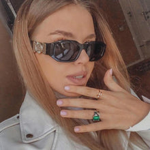 Load image into Gallery viewer, 2023 Small Steam Punk Sunglasses Women Personality Lrregular Ladies Men Vintage Square Goggle Sun Glasses oculos de sol